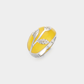 Leaf Detailed Ring