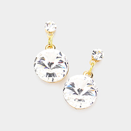 Genuine Crystal Drop Earrings