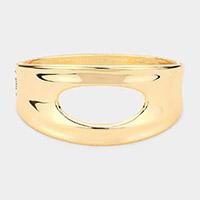 Hinged Metal Bangle Bracelet