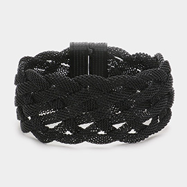 Braided Metal Mesh Magnetic Bracelet