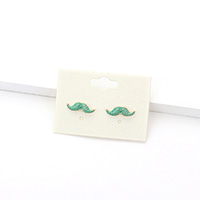 Mustache Stud Earrings