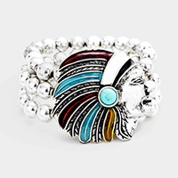 Indian Chief Stretch Bracelet