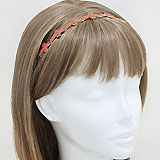 Boho Bubble Beaded Cross Stretch Headband