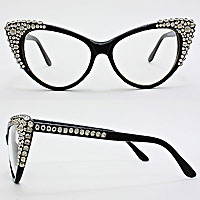 Bubbly Cat Eye UV Protection Optical Glasses