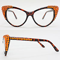 Bubbly Cat Eye UV Protection Optical Glasses