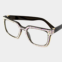 Crystal Embellished Wayfarer Sunglasses