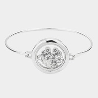 Elephant Charm Bangle Bracelet