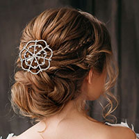 Stunning Crystal Hair Comb Stick