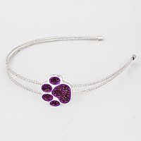 Crystal Pave Paw Headband