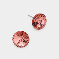 10 mm Round Crystal Stud Earrings