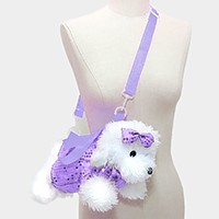 Sequin Dog Doll Puppy Crossbody Bag