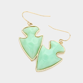 Arrowhead earrings