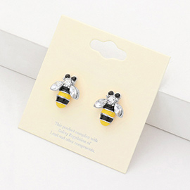 Honey Bee Stud Earrings