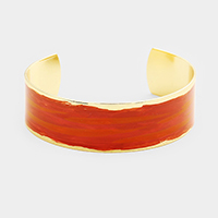 Painted Metal Cuff Bracelet