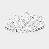 Mini Rhinestone Pave Princess Tiara