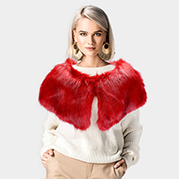 Faux Fur Cape Scarf