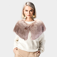 Faux Fur Cape Scarf