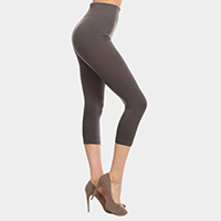 Solid High Waist Leggings