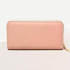 Solid Color Long Wallet