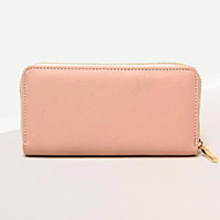 Solid Color Long Wallet