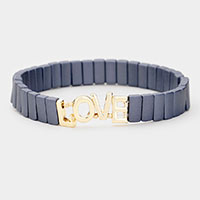 Lego Block Love Stretch Bracelet