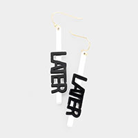 Later Drop Bar Earrings 