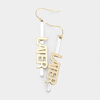 Later Drop Bar Earrings 