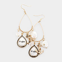 Hope Anchor Dangle Earrings