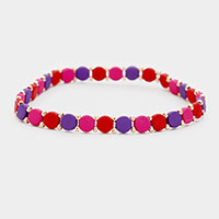 Round Lego Color Block
Stretch Bracelet 