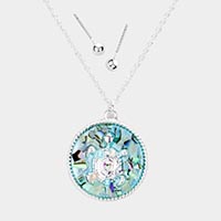 Sea World Round Turtle Pendant Necklace