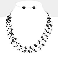 Galactic Pearl Collar Necklace