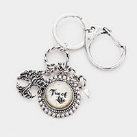 Tree of Life Metal Charm Keychain