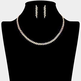 Rhinestone Collar Necklace