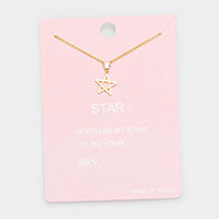 Star Pendant Necklace