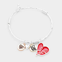 Love Heart Charm Bracelet