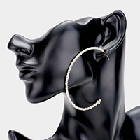 Beaded Hoop Earrings  