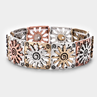 Sun Metal Stretch Bracelet