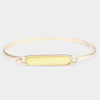 Rectangle Genuine Shell Hook Bracelet