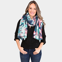 Tie Dye Oblong Scarf