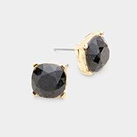 Glitter Square Stud Earrings