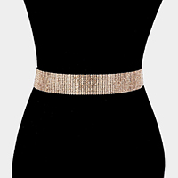 Rhinestone Pave Belt