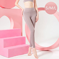 Solid Color High Rise Stash Pocket Tights