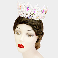 Teardrop Stone Accented Queen Tiara