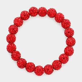 Shamballa Ball Stretch Bracelet