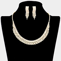 Rhinestone Pave Necklace