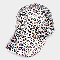 Leopard Patterned Baseball Cap