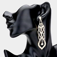 Rhinestone Evening Earrings