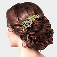 Rhinestone Sprout Hair Comb