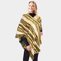 Vertical Patterned Poncho