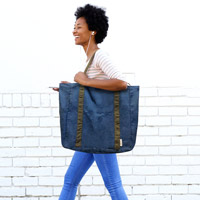 Foldable Big Tote Bag